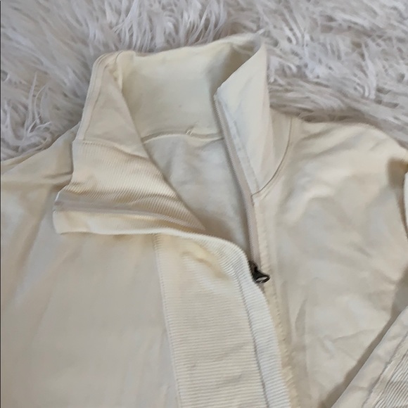 Lululemon Zip Up Cream Jacket - Picture 7 of 8